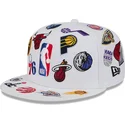 casquette-plate-blanche-ajustee-59fifty-all-over-nba-new-era