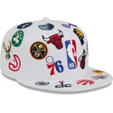 casquette-plate-blanche-ajustee-59fifty-all-over-nba-new-era