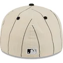 casquette-plate-beige-ajustee-59fifty-retro-crown-linen-chicago-white-sox-mlb-new-era