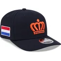 casquette-courbee-bleue-marine-snapback-9seventy-stretch-snap-the-netherlands-2026-world-baseball-classic-new-era