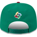 casquette-courbee-verte-et-rouge-snapback-9seventy-stretch-snap-mexico-2026-world-baseball-classic-new-era