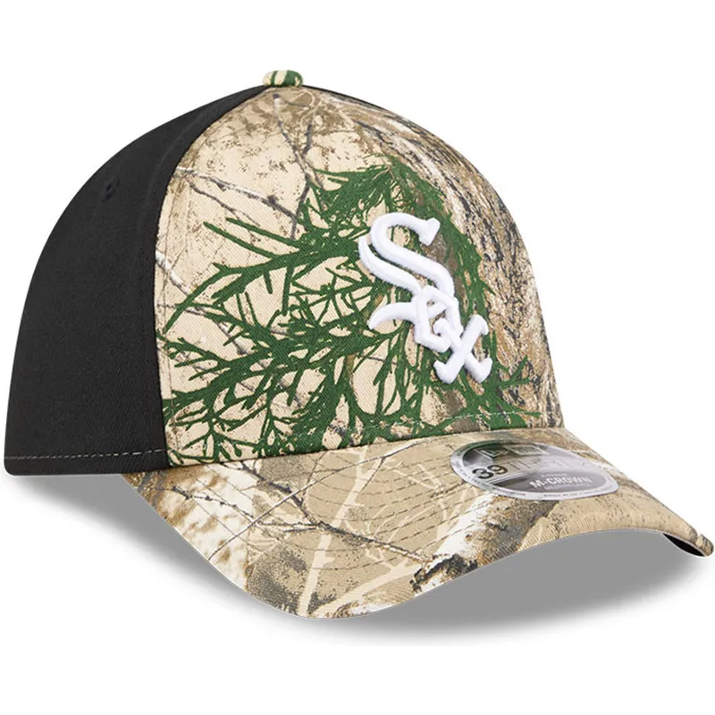 casquette-courbee-camouflage-ajustee-39thirty-m-crown-a-frame-realtree-chicago-white-sox-mlb-new-era