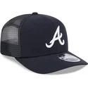 casquette-trucker-bleue-marine-9seventy-stretch-snap-evergreen-atlanta-braves-mlb-new-era