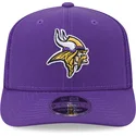 casquette-trucker-violette-9seventy-stretch-snap-evergreen-minnesota-vikings-nfl-new-era