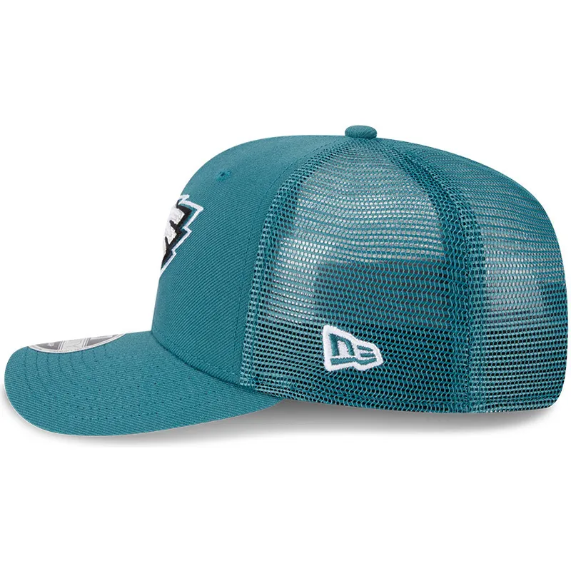 casquette-trucker-verte-9seventy-stretch-snap-evergreen-philadelphia-eagles-nfl-new-era