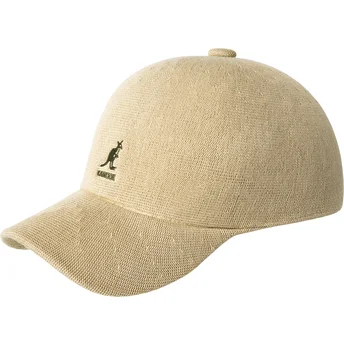 Casquette courbée beige ajustable Bamboo Adj Spacecap Kangol