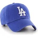 casquette-courbee-bleue-los-angeles-dodgers-mlb-clean-up-47-brand