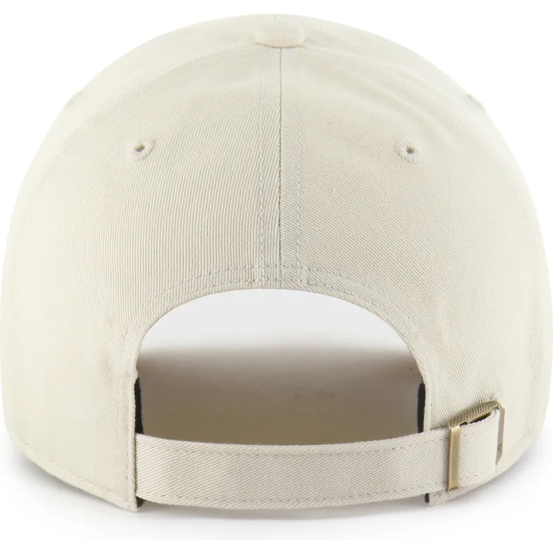 casquette-courbee-beige-ajustable-clean-up-ballpark-mojave-new-york-yankees-mlb-47-brand