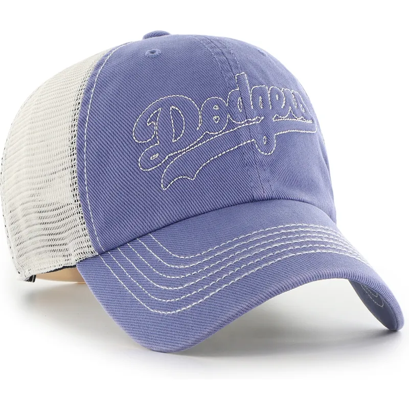 casquette-trucker-bleue-clean-up-trailer-script-mesh-los-angeles-dodgers-mlb-47-brand