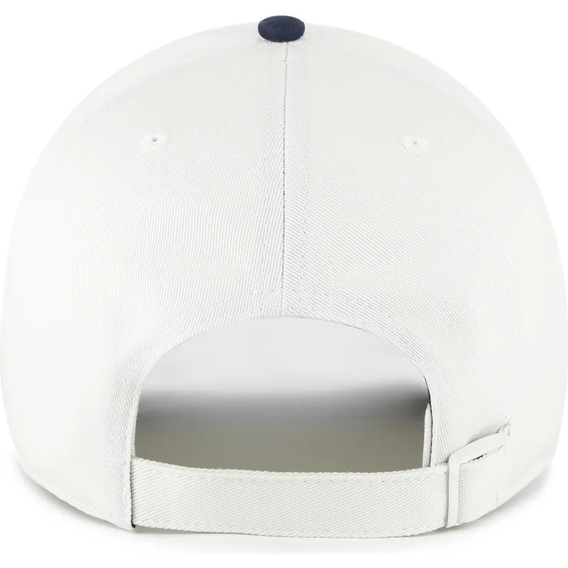 casquette-courbee-beige-et-bleue-marine-ajustable-clean-up-contemporary-two-tone-new-york-yankees-mlb-47-brand