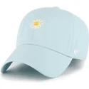 casquette-courbee-bleue-claire-ajustable-flower-clean-up-nature-base-runner-icon-47-brand
