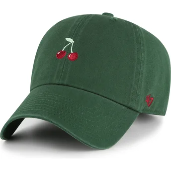 Casquette courbée verte ajustable Cherry Fruit Clean Up Base Runner Icon 47 Brand