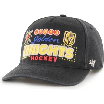 Casquette courbée noire snapback Hitch RF Charlton Vegas Golden Knights NHL 47 Brand
