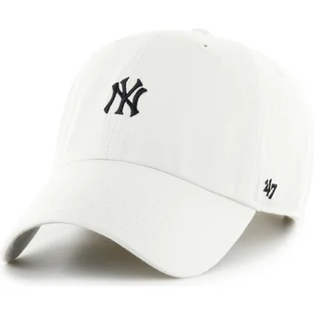 Casquette courbée beige ajustable Clean Up Base Runner New York Yankees MLB 47 Brand