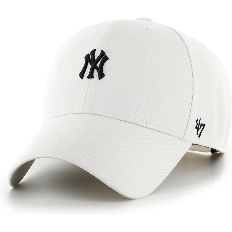 casquette-courbee-beige-snapback-mvp-base-runner-new-york-yankees-mlb-47-brand