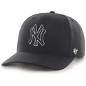 casquette-courbee-noire-snapback-avec-logo-noir-outline-mvp-dp-cold-zone-new-york-yankees-mlb-47-brand
