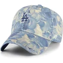 casquette-courbee-bleue-ajustable-clean-up-gardenia-los-angeles-dodgers-mlb-47-brand