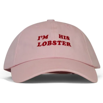 Casquette courbée rose ajustable I'm His Lobster Pica Pica