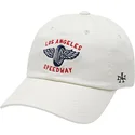 casquette-courbee-beige-ajustable-los-angeles-speedway-ballpark-american-needle