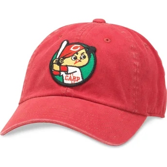 Casquette courbée rouge ajustable Archive Hiroshima Toyo Carp American Needle