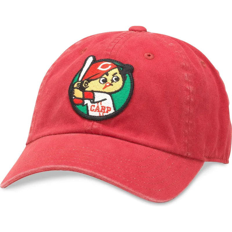 casquette-courbee-rouge-ajustable-archive-hiroshima-toyo-carp-american-needle