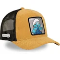 casquette-trucker-marron-et-noire-schtroumpf-bricoleur-smu-handy-les-schtroumpfs-capslab