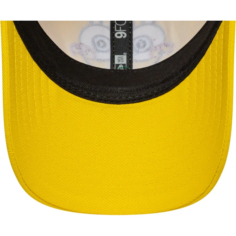 casquette-courbee-jaune-ajustable-pour-enfant-9forty-face-bob-l-eponge-new-era