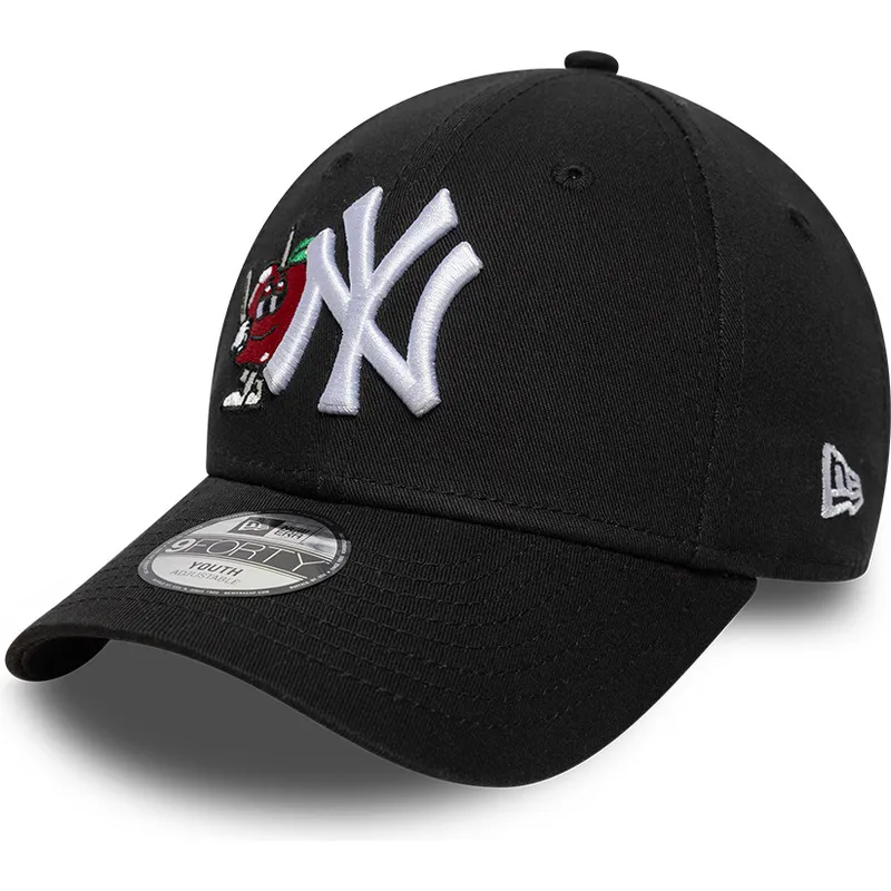 casquette-courbee-noire-ajustable-pour-enfant-9forty-icon-new-york-yankees-mlb-new-era
