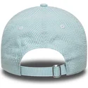 casquette-courbee-bleue-ajustable-9twenty-seersucker-los-angeles-dodgers-mlb-new-era