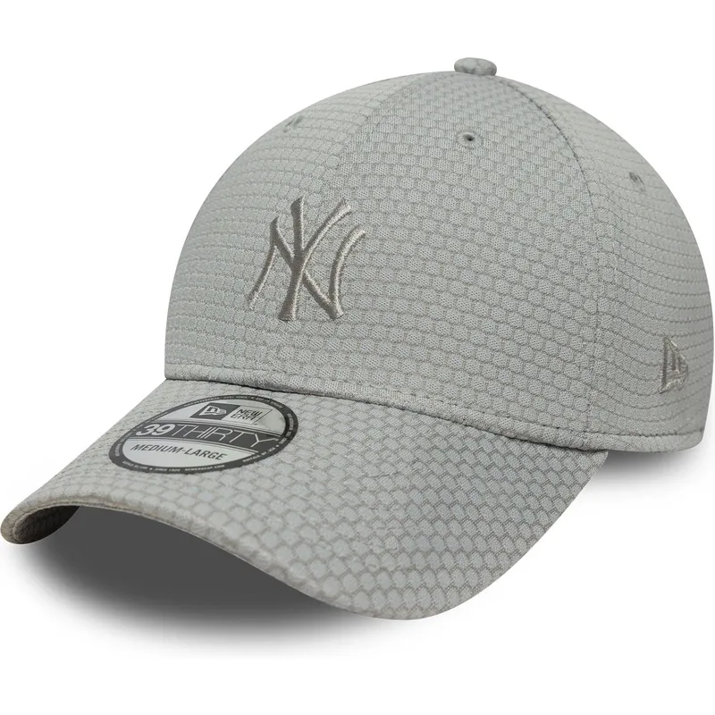 casquette-courbee-grise-ajustee-39thirty-stretch-mesh-new-york-yankees-mlb-new-era