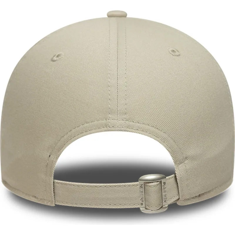 casquette-courbee-beige-ajustable-avec-logo-beige-9forty-team-outline-los-angeles-lakers-nba-new-era