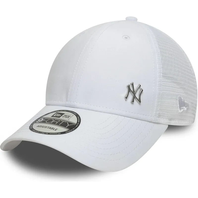 casquette-trucker-blanche-ajustable-9forty-flawless-new-york-yankees-mlb-new-era