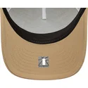 casquette-trucker-beige-9forty-m-crown-a-frame-los-angeles-lakers-nba-new-era