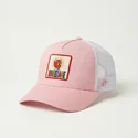 casquette-trucker-rose-et-blanche-childhood-fun-the-trucker-homenage