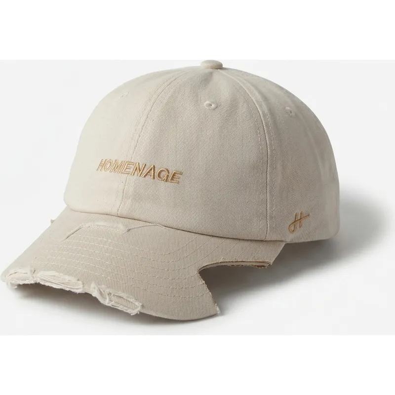casquette-courbee-beige-ajustable-haute-merchandising-the-90s-homenage
