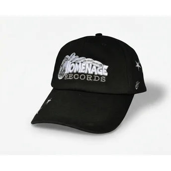 Casquette courbée noire ajustable Music World Music Shapes Identity The 90s Homenage