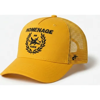 Casquette trucker jaune Jet Military Surplus The Trucker Homenage