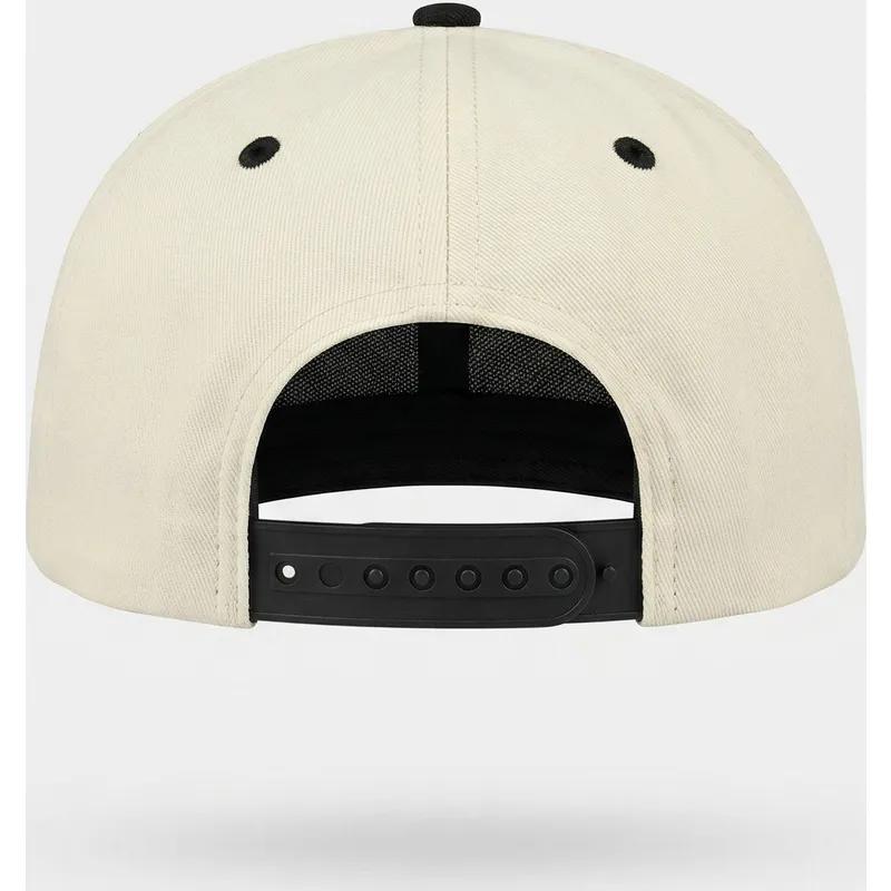 casquette-plate-beige-et-noire-snapback-nysky-skylines-the-snap-homenage