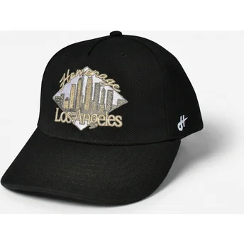 Casquette courbée noire snapback LASKY Skylines The Retro Homenage