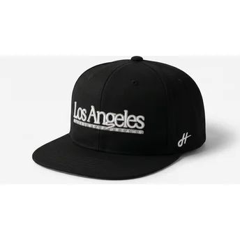 Casquette plate noire snapback Los Angeles Skylines The Snap Homenage