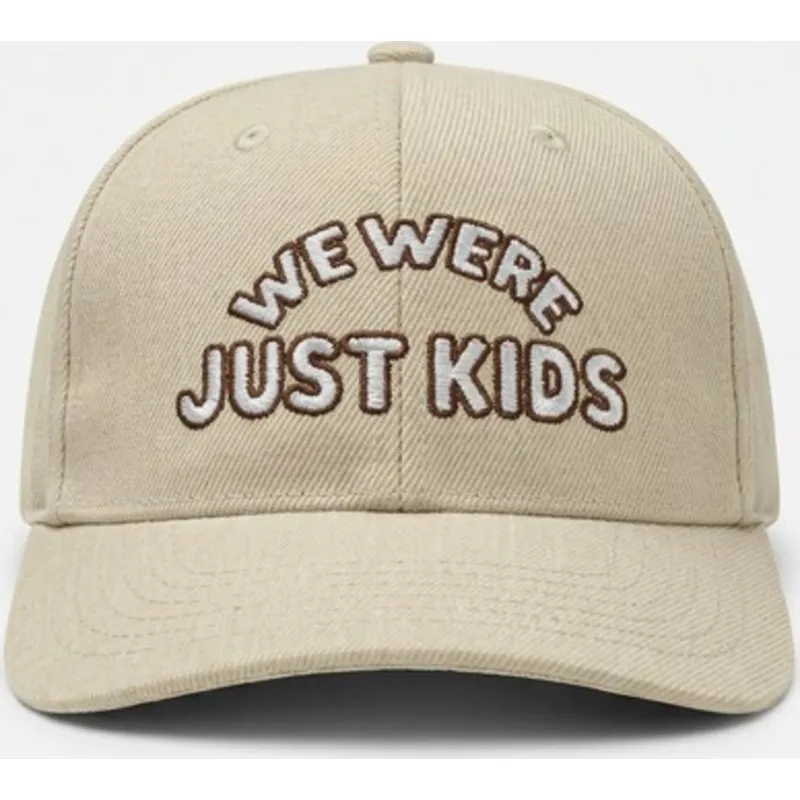 casquette-courbee-beige-snapback-just-kids-the-retro-homenage