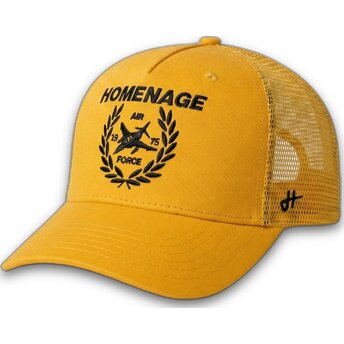 Casquette trucker jaune Jet Military Surplus The Trucker Homenage