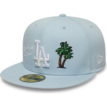 Casquette plate bleue claire ajustée 59FIFTY City Icon Los Angeles Dodgers New Era