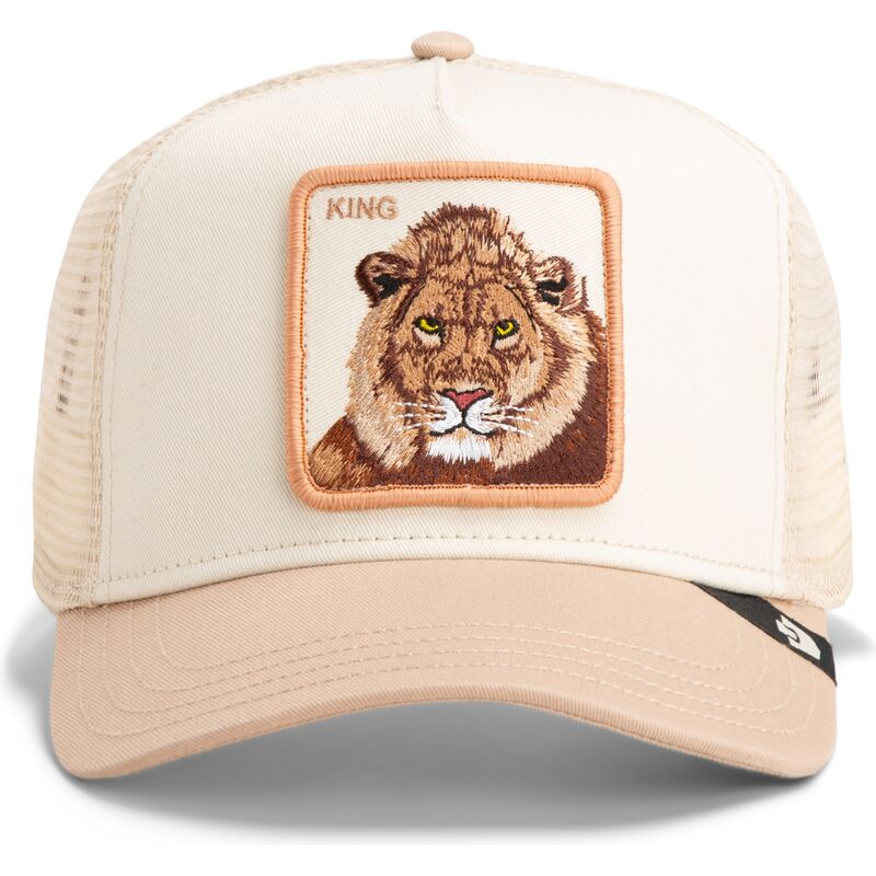 casquette-trucker-beige-lion-blur-king-the-farm-goorin-bros