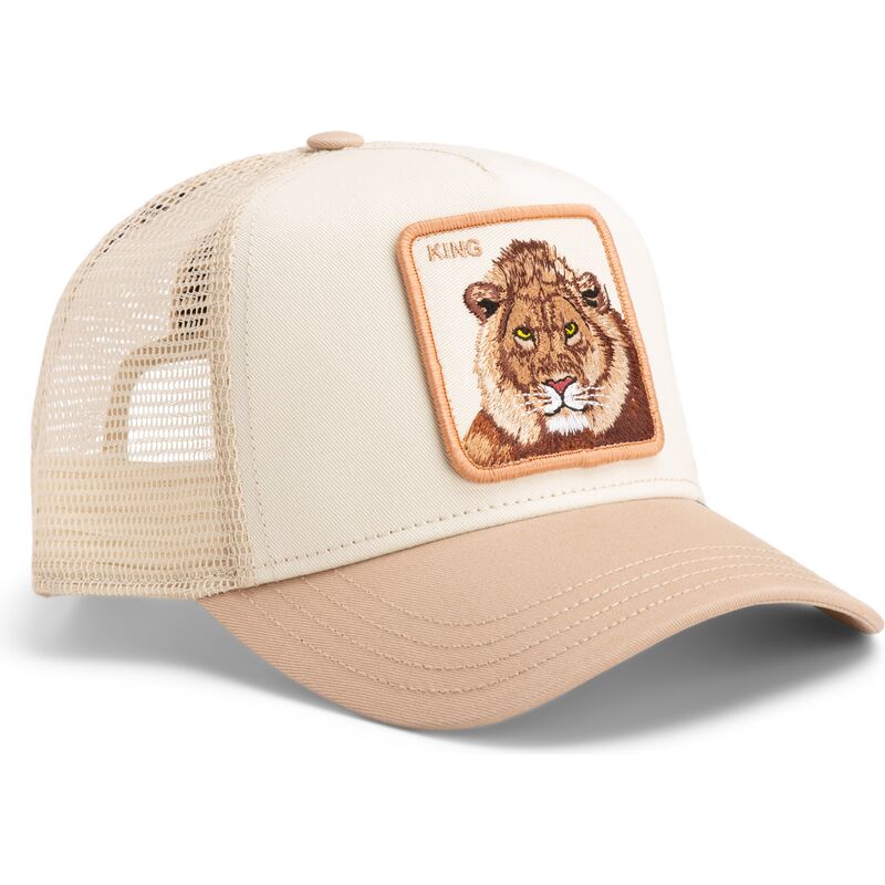 casquette-trucker-beige-lion-blur-king-the-farm-goorin-bros