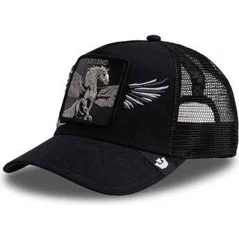 Casquette trucker noire pegaso Wings Legend The Farm Goorin Bros.