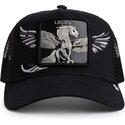 casquette-trucker-noire-pegaso-wings-legend-the-farm-goorin-bros