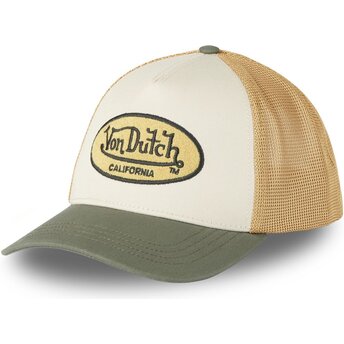 Casquette trucker marron et verte TERRY12 Von Dutch