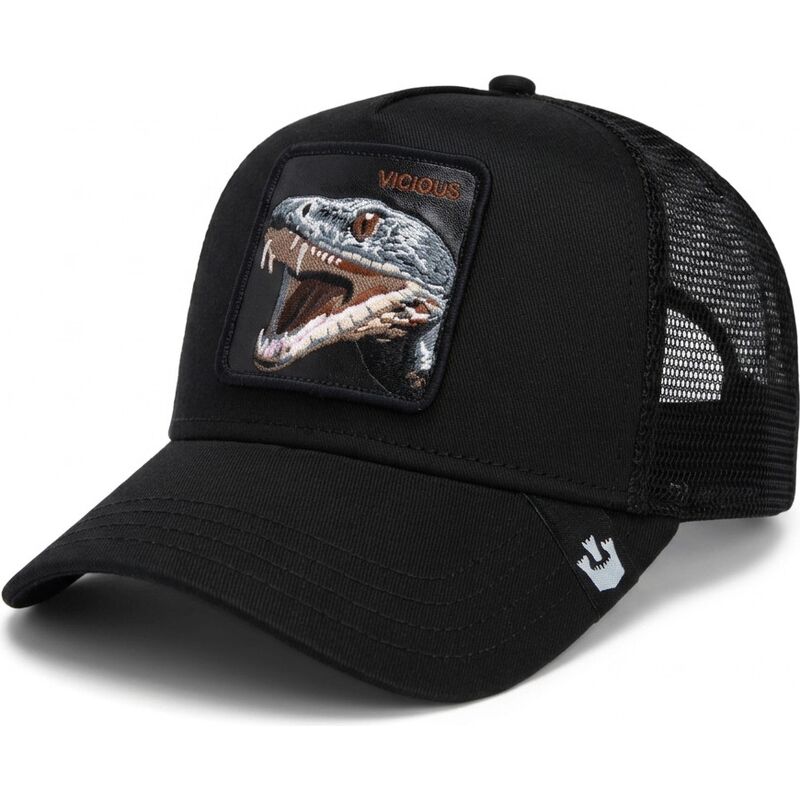 casquette-trucker-noire-serpent-the-vicious-snake-core-combo-the-farm-goorin-bros
