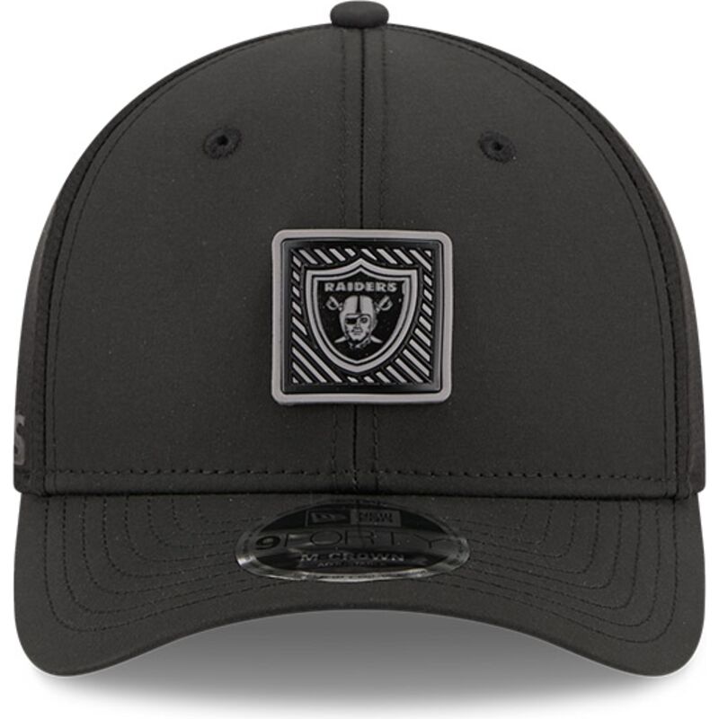 casquette-courbee-noire-snapback-9forty-m-crown-training-pack-2026-las-vegas-raiders-nfl-new-era